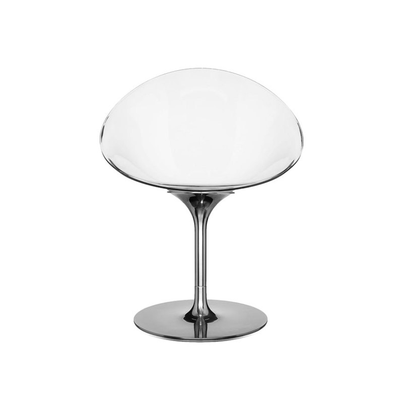 Kartell Eros by Philippe Starck Crystal Swivel Chair Kartell Eros by Philippe Starck Crystal Swivel Chair