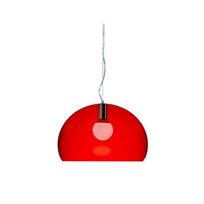 Kartell Fly by Ferruccio Laviani Red Lamp Kartell Fly by Ferruccio Laviani Red Lamp