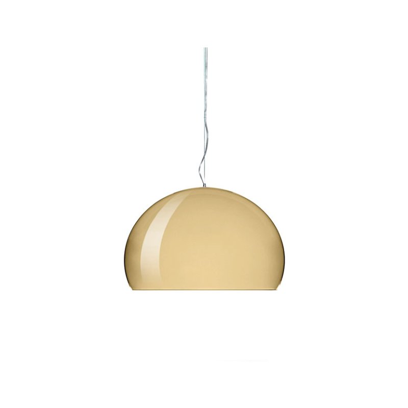 Kartell Fly by Ferruccio Laviani Metal Gold Lamp Kartell Fly by Ferruccio Laviani Metal Gold Lamp