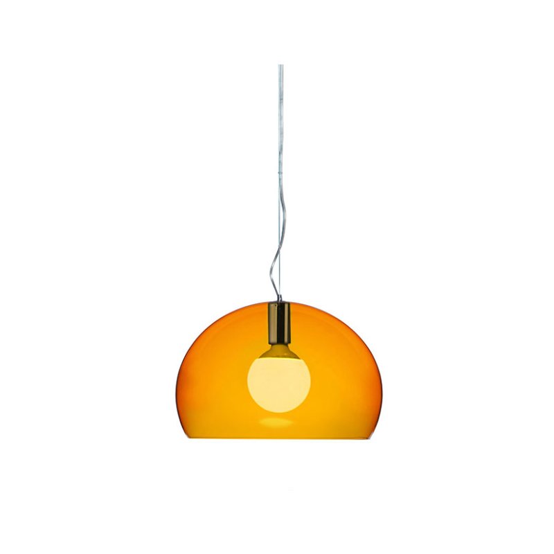 Kartell Fly by Ferruccio Laviani Small Orange Lamp Kartell Fly by Ferruccio Laviani Small Orange Lamp