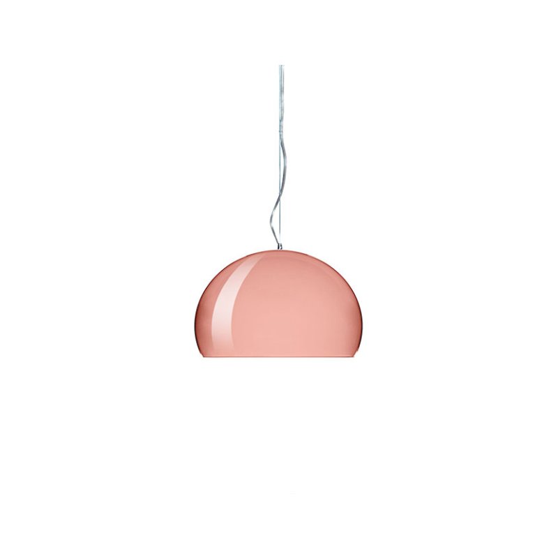 Kartell Fly by Ferruccio Laviani Small Metal Copper Lamp Kartell Fly by Ferruccio Laviani Small Metal Copper Lamp