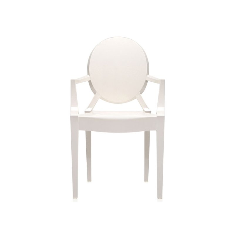 Kartell Louis Ghost by Philippe Starck Glossy White Chair Kartell Louis Ghost by Philippe Starck Glossy White Chair