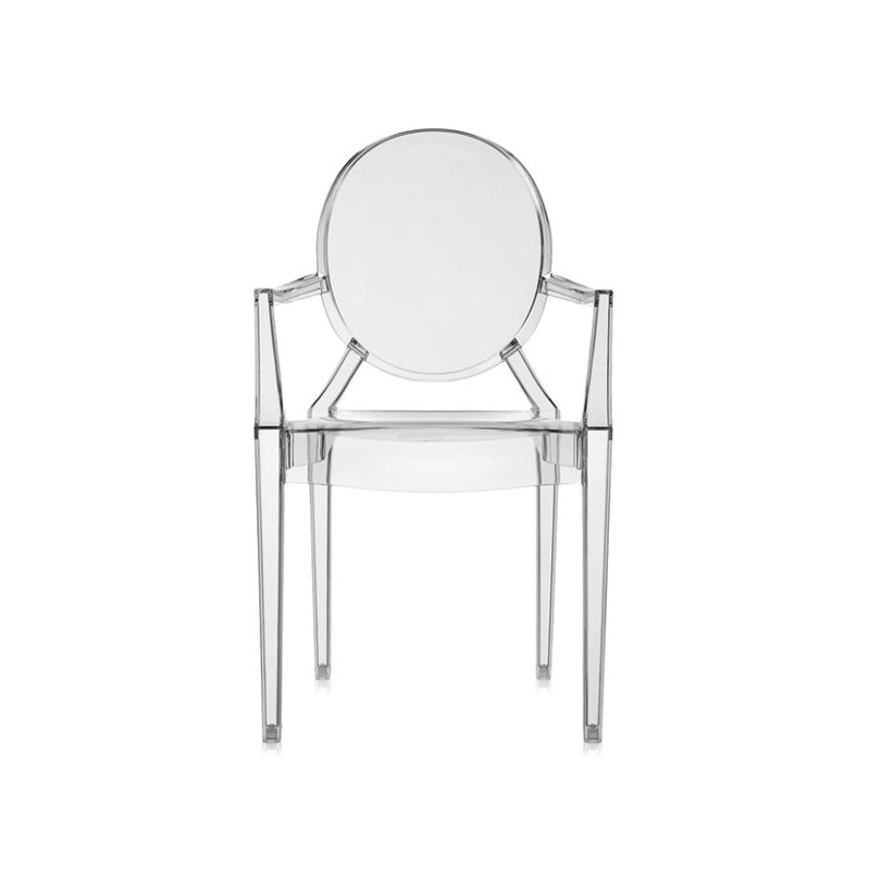 Kartell Louis Ghost by Philippe Starck Light Smoke Chair Kartell Louis Ghost by Philippe Starck Light Smoke Chair