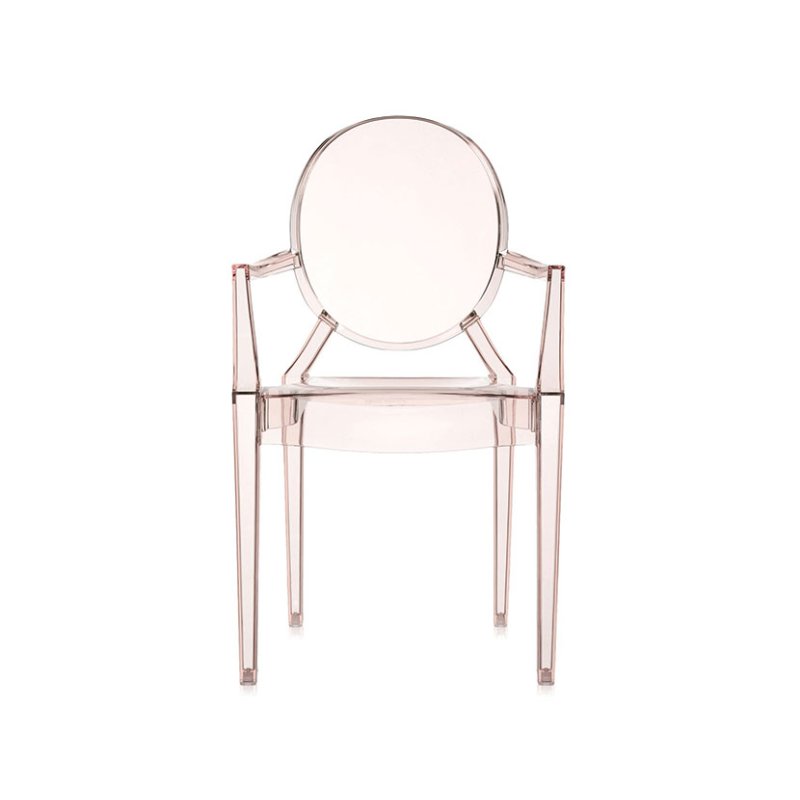 Kartell Louis Ghost by Philippe Starck Orange Sunset Chair Kartell Louis Ghost by Philippe Starck Orange Sunset Chair