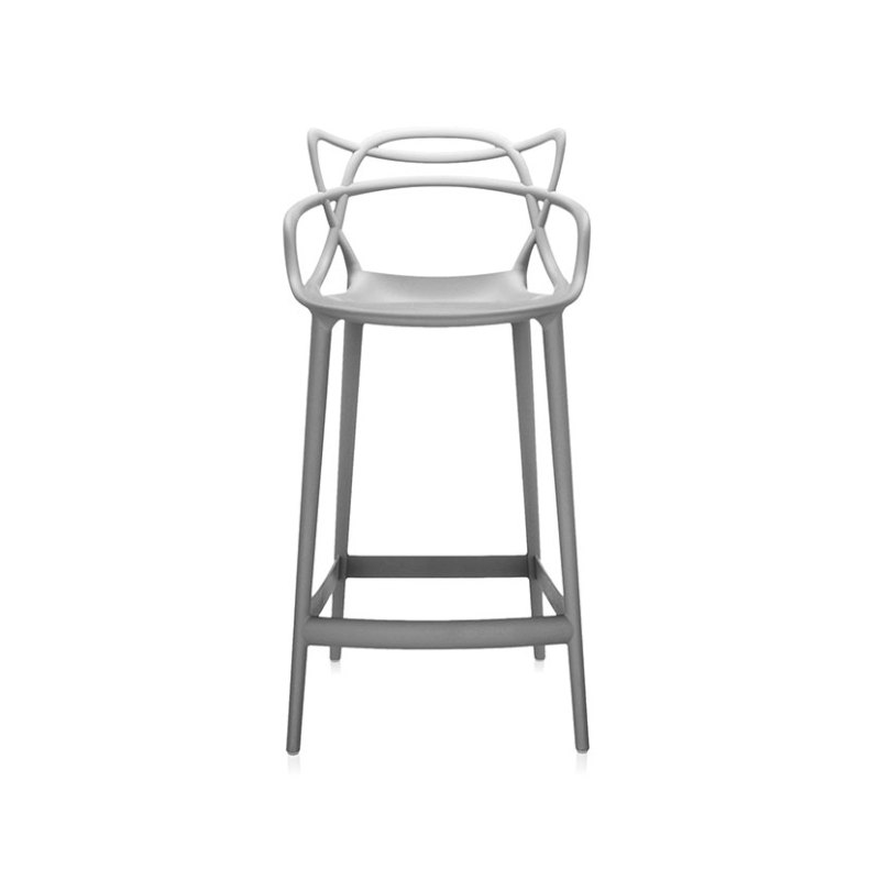 Kartell Masters by Phillippe Starck Stool H.65 Grey Kartell Masters by Phillippe Starck Stool H.65 Grey