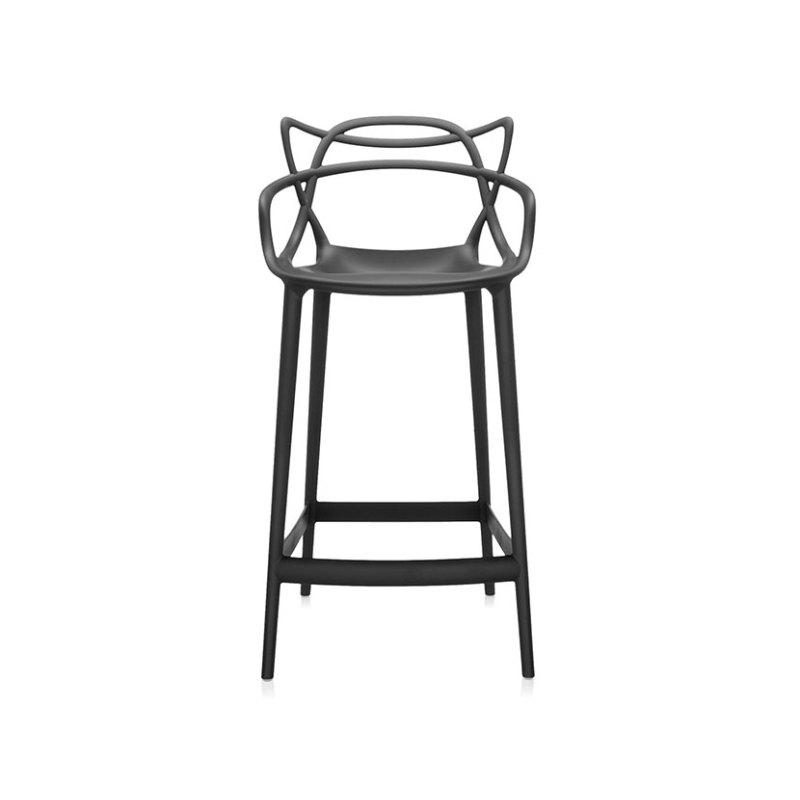 Kartell Masters by Phillippe Starck Stool H.65 Black Kartell Masters by Phillippe Starck Stool H.65 Black