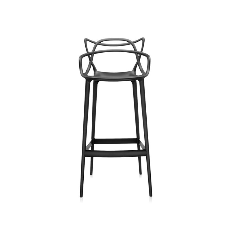 Kartell Masters by Phillippe Starck Stool H.75 Black Kartell Masters by Phillippe Starck Stool H.75 Black