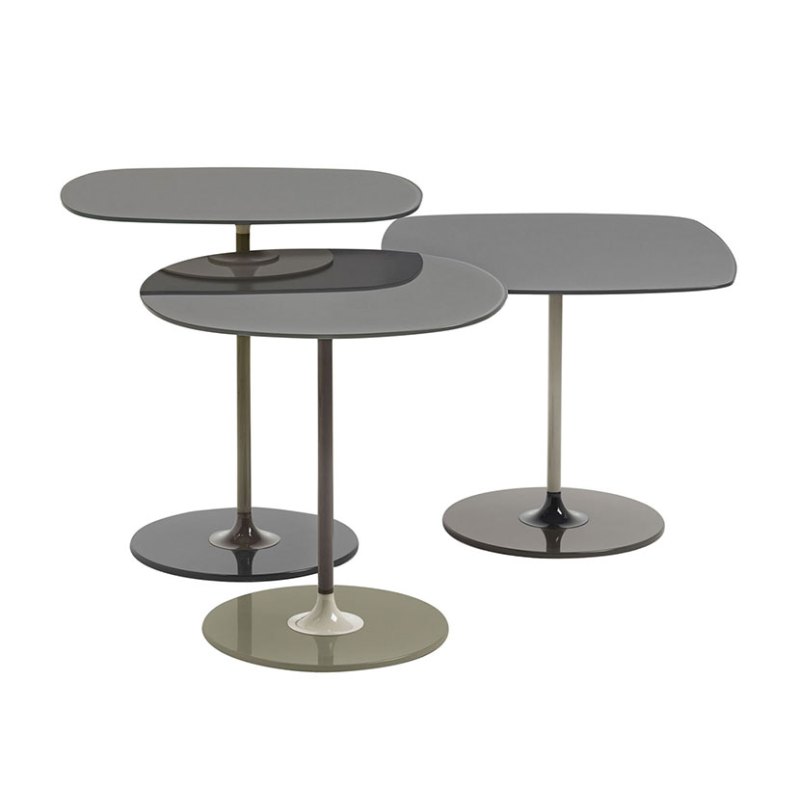 Kartell Thierry by Piero Lissoni Trio Coffee Tables Grey Kartell Thierry by Piero Lissoni Trio Coffee Tables Grey