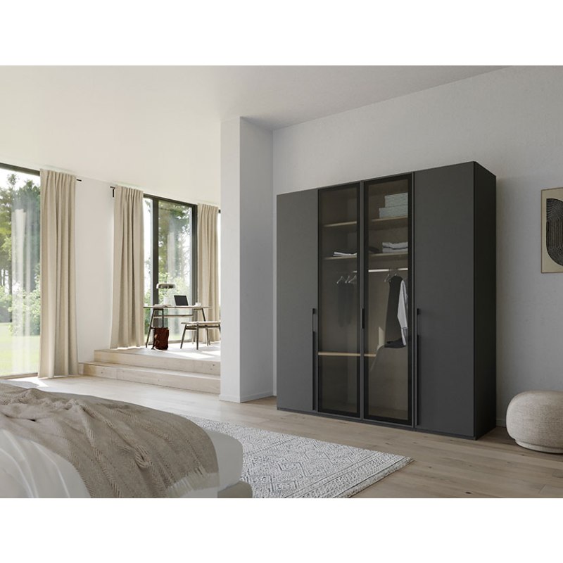 Rauch Maya 4 Door 2 Glass Wardrobe Rauch Maya 4 Door 2 Glass Wardrobe