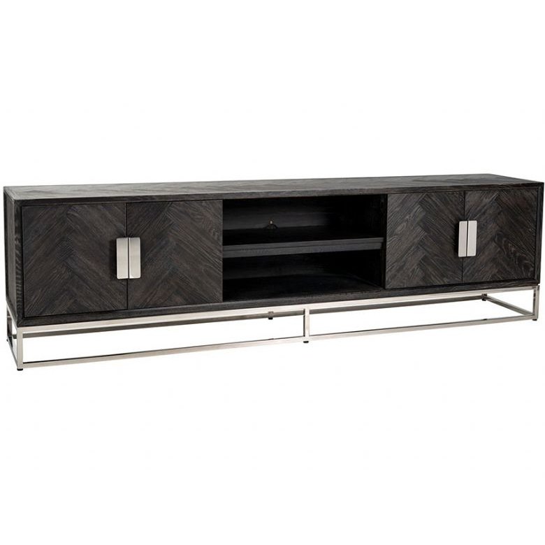 Savoy Silver 220cm 4 Door TV Unit Savoy Silver 220cm 4 Door TV Unit