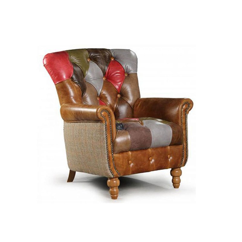 Alderley Chair Patchwork leather Alderley Chair Patchwork leather