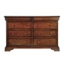 Thurso Bedroom 6 Drawer Wide Chest