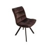 Faith Charcoal Grey Velvet Dining Chair