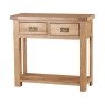 Hemingford Oak 2 Drawer Console Table