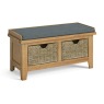 Brenton Dining Hallway Bench with Basket