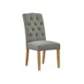 Burford Dining Chair Grey Button Back Dining Chair Burford Dining Chair Grey Button Back Dining Chair