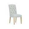 Burford Dining Chair Natural Button Back Dining Chair