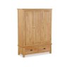 Fairfax Compact Bedroom Oak Triple Wardrobe