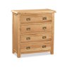 Fairfax Bedroom Oak 4 Drawer Chest