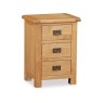 Fairfax Bedroom Oak Wide Bedside