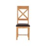 Cross Back Chair with PU Seat Cross Back Chair with PU Seat