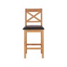 Barstool with Black Seat Pad Barstool with Black Seat Pad