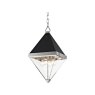 Coltrane Polished Nickel 4 Light Pendant