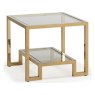 Carmelo Gold Lamp Table