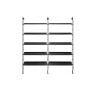 Kartell Adam Wood by Philippe Starck 10 Shelf Bookcase Black Ash