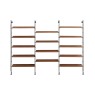 Kartell Adam Wood by Philippe Starck 14 Shelf Bookcase Dark Wood