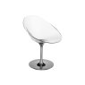 Kartell Eros by Philippe Starck Crystal Swivel Chair Kartell Eros by Philippe Starck Crystal Swivel Chair