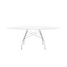 Kartell Glossy by Antonio Citterio White Oval Table