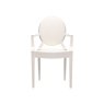 Kartell Louis Ghost by Philippe Starck Glossy White Chair