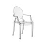 Kartell Louis Ghost by Philippe Starck Light Smoke Chair Kartell Louis Ghost by Philippe Starck Light Smoke Chair