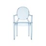 Kartell LouLou Ghost by Philippe Starck Transparent Blue Child Chair Kartell LouLou Ghost by Philippe Starck Transparent Blue Child Chair