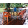 Kartell Masters by Phillippe Starck Chair Orange Rust Kartell Masters by Phillippe Starck Chair Orange Rust