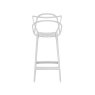 Kartell Masters by Phillippe Starck Stool H.65 White Kartell Masters by Phillippe Starck Stool H.65 White