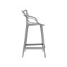 Kartell Masters by Phillippe Starck Stool H.65 Grey Kartell Masters by Phillippe Starck Stool H.65 Grey