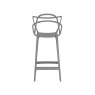 Kartell Masters by Phillippe Starck Stool H.65 Grey Kartell Masters by Phillippe Starck Stool H.65 Grey