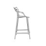 Kartell Masters by Phillippe Starck Stool H.65 Chrome Metallic Kartell Masters by Phillippe Starck Stool H.65 Chrome Metallic