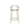 Kartell Masters by Phillippe Starck Stool H.65 Gold Metallic