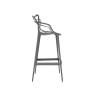 Kartell Masters by Phillippe Starck Stool H.75 Grey Kartell Masters by Phillippe Starck Stool H.75 Grey