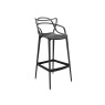 Kartell Masters by Phillippe Starck Stool H.75 Black Kartell Masters by Phillippe Starck Stool H.75 Black