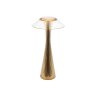 Kartell Space by Adam Tihany Gold Lamp Kartell Space by Adam Tihany Gold Lamp