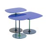 Kartell Thierry by Piero Lissoni Trio Coffee Tables Blue