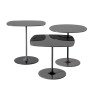 Kartell Thierry by Piero Lissoni Trio Coffee Tables Black Kartell Thierry by Piero Lissoni Trio Coffee Tables Black