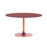 Kartell Thierry by Piero Lissoni Round Dining Table Bordeaux