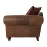 Carnegie Leather & Fabric Pillow Back Snuggler Chair Carnegie Leather & Fabric Pillow Back Snuggler Chair