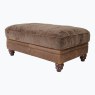 Carnegie Leather & Fabric Footstool Carnegie Leather & Fabric Footstool