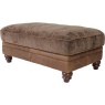 Carnegie Leather & Fabric Footstool Carnegie Leather & Fabric Footstool